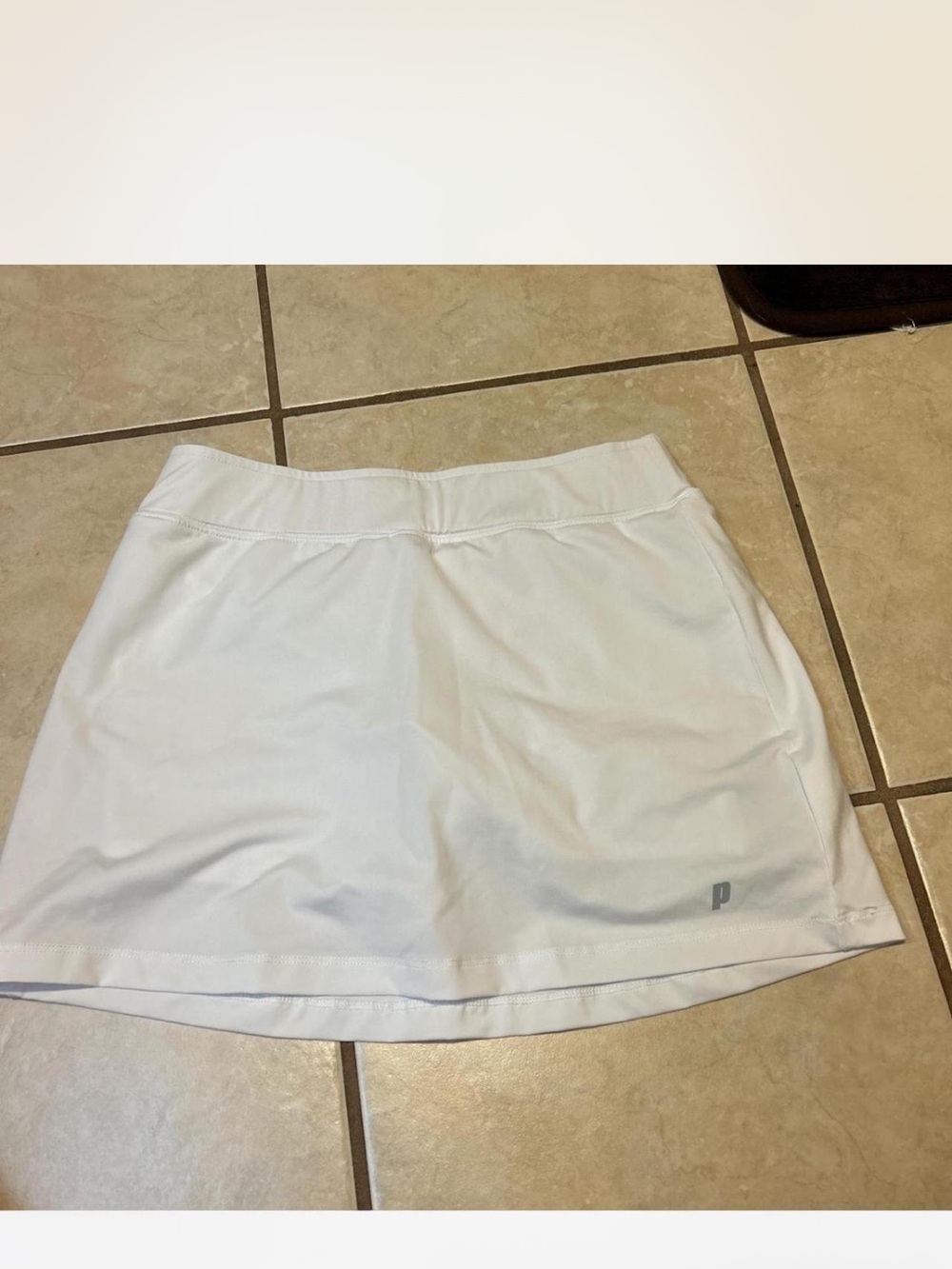 Prince White Athletic Skirt